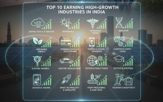 Top Earning High-Growth Industries in India 38 top earning