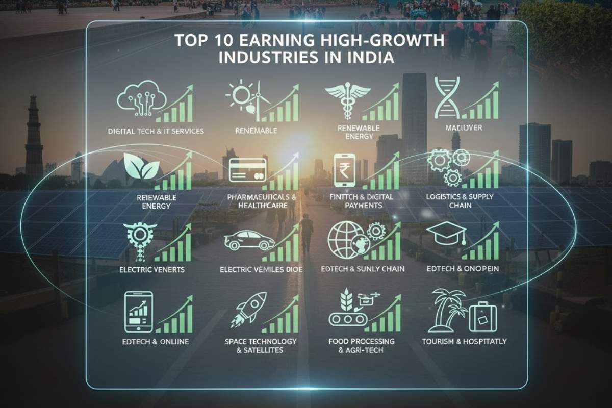 Top Earning High-Growth Industries in India 1 top earning